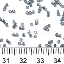 Fgb 11/0グレードaガラスシードビーズ  シリンダー  均一なシードビーズサイズ  焼き付け塗料  スチールブルー  1.5x1mm  穴：0.5mm  約20000個/袋&nbsp;SEED-S030-1150