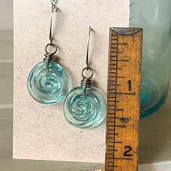 Resin & Alloy Dangle Earrings&nbsp;WG626EB-02