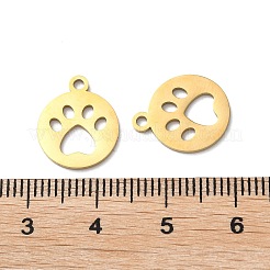 Ion Plating(IP) 304 Stainless Steel Charms&nbsp;STAS-Q303-07G
