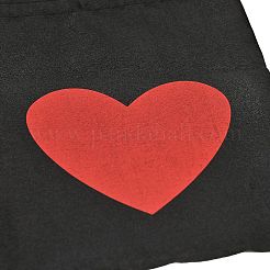 トランプ柄のポリエステル製ポーチ  巾着袋  長方形  ミックスカラー  18.5x13x0.05~0.1cm  約1個/スタイル&nbsp;ABAG-A012-02