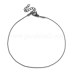 Ion Plating(IP) 304 Stainless Steel Serpentine Chain Anklet&nbsp;AJEW-D059-01