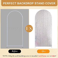 Fiber Wedding Arch Cover&nbsp;AJEW-WH20096-70B