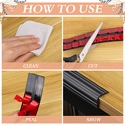 TPE Self-Adhesive Flexible Molding Trim&nbsp;FIND-WH20001-12B