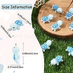 10Pcs Opaque Resin Pendants&nbsp;RESI-YW0002-10E