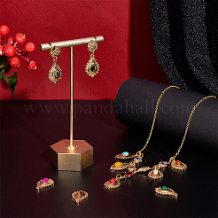 10Pcs 10 Colors 304 Stainless Steel Pendants&nbsp;STAS-UN0036-13