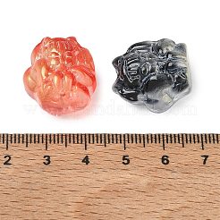 Baking Paint Transparent Glass Beads&nbsp;GL-CBA15FA-15