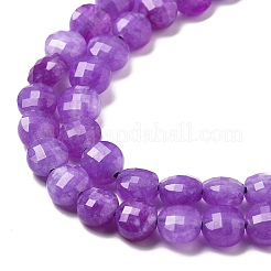 Natural Dyed White Jade Beads Strands&nbsp;G-C179-A6mm-03