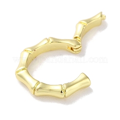 Rack Plating Brass Twister Clasps&nbsp;KK-Z039-34G