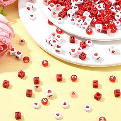 200Pcs Mixed Style and Shapes Acrylic Beads&nbsp;OACR-FS0001-68D