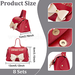 Foldable Imitation Leather Wedding Candy Magnetic Bags&nbsp;CON-WH0084-48G-04