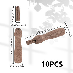 ウールフェルトポークウッドハンドル  ニードルフェルトステッチパンチツール  淡い茶色  83x15.5mm&nbsp;FIND-WH0148-771