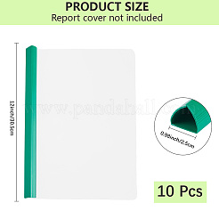 プラスチックフォルダーインサート  フォルダーロッド  三角形  グリーン  305x24x20mm&nbsp;AJEW-WH20007-69B-01