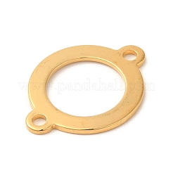 Ion Plating(IP) 304 Stainless Steel Ring Links Connector Charms&nbsp;STAS-U025-12G