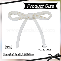 2Pcs Polyester Cord for Women's Wedding Dress Zipper Replacement&nbsp;DIY-GF0010-30C