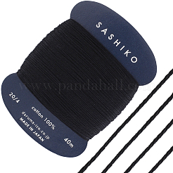 綿刺繍糸3本  クロスステッチの糸  ブラック  1mm  約43.74ヤード（40m）/ pc&nbsp;OCOR-CY0004-58A
