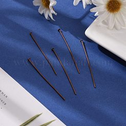 鉄平頭ピン  カドミウムフリー＆ニッケルフリー＆鉛フリー  赤銅鉱  50x0.75~0.8mm  20ゲージ  約2100個/500g  ヘッド：2mm&nbsp;IFIN-R217-0.7x50-R-NF