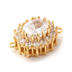 Brass with Cubic Zirconia Connector Link&nbsp;FIND-Z033-01KCG