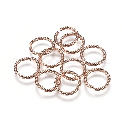 304 Stainless Steel Open Jump Rings&nbsp;STAS-E484-71B-RG