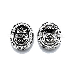 Rack Plating Alloy Cabochons&nbsp;PALLOY-N150-75A-01AS