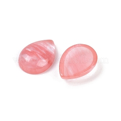 Cherry Quartz Glass Cabochons&nbsp;G-H094-01A-33
