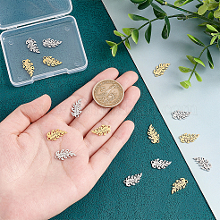 16Pcs 2 Colors 304 Stainless Steel Pendants&nbsp;STAS-UN0039-51