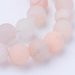 Natural Pink Aventurine Beads Strands&nbsp;X-G-Q462-6mm-13
