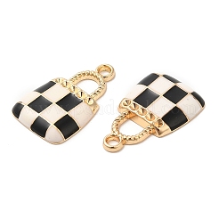 Alloy Enamel Pendant Rhinestone Setting&nbsp;ENAM-K069-06G-02