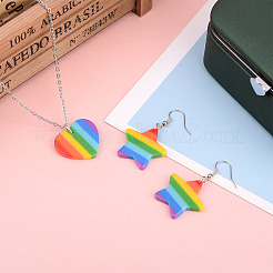 12Pcs 2 Style Plastic Stripe Pendants&nbsp;KY-YS0001-03