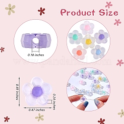 210Pcs 6 Colors Transparent Acrylic Beads&nbsp;TACR-SZ0001-18