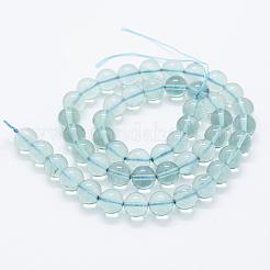 Natural Fluorite Beads Strands&nbsp;G-K261-10C-8mm