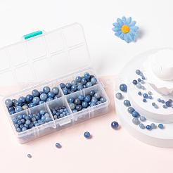 340Pcs 4 Sizes Natural Dyed & Heated Blue Aventurine Beads&nbsp;G-LS0001-19
