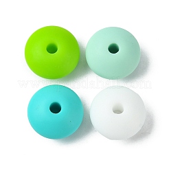 Rondelle Food Grade Eco-Friendly Silicone Focal Beads&nbsp;SIL-F003-07E