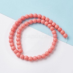 Synthetic Turquoise Beads Strands&nbsp;G-P505-07A