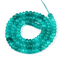 Dyed Natural White Jade Beads Strands&nbsp;G-T139-59A-09