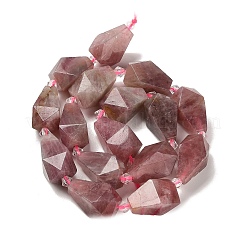 Natural Madagascar Rose Quartz Beads Strands&nbsp;G-NH0005-B02-01