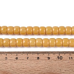 Imitation Jade Glass Beads Strands&nbsp;GLAA-NH0002-A06