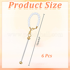 6Pcs Glass Pearl Cup Handle Charms&nbsp;HJEW-AR00023