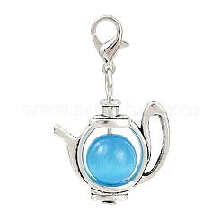 Cat Eye Kettle Pendant Decorations&nbsp;HJEW-JM03578