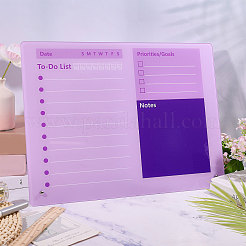 Rectangle Acrylic Dry-Erase Planner Board&nbsp;AJEW-WH0609-958B