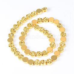 Electroplate Non-magnetic Synthetic Hematite Bead Strands&nbsp;G-Q465-07G
