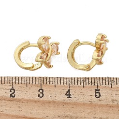 真鍮製フープピアス  エナメル  鉛フリー＆カドミウムフリー  長持ちメッキ  ラックめっき  蝶  18KGP本金メッキ  12x13mm&nbsp;EJEW-R016-10G-01
