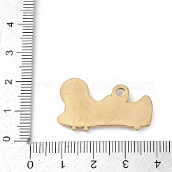 304ステンレスペンダント  サッカーとシューズのチャーム  18KGP本金メッキ  18x30.5x3mm  穴：2.5mm&nbsp;LS-STAS-D366-04A-G