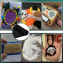 Fabric Embroidery Needle Felt for DIY Crafts&nbsp;DIY-WH0308-571B