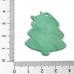 アクリルパーツ  クリスマスツリーのチャーム  グリーン  34x31x4.5mm  穴：1.8mm&nbsp;OACR-D322-01A