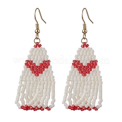 304 Stainless Steel with Glass Dangle Stud Earring&nbsp;EJEW-MZ00179