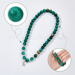 1 Strand Natural Fuchsite Beads Strands&nbsp;G-HY0001-32