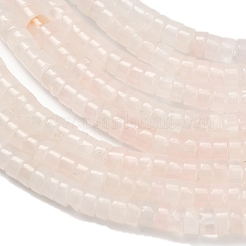 天然石ホワイトジェイドビーズ連売り  ディスク  ヒシビーズ  染め  ミスティローズ  4x2~2.5mm  穴：0.7mm  約158~160個/連  14.96''~15.16''（38~38.5センチメートル）&nbsp;G-Z110-A07-2x4mm