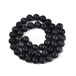 Natural Black Gold Gemstone Beads Strands&nbsp;G-Q601-13A-09