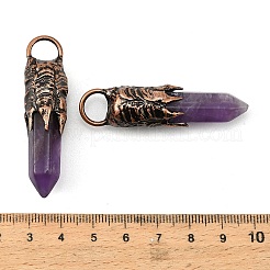 Natural Amethyst Big Pendants&nbsp;G-D102-05R-02