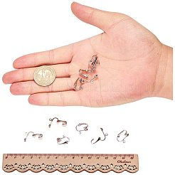Iron Clip-on Earring Findings&nbsp;KK-PH0026-20P-NF